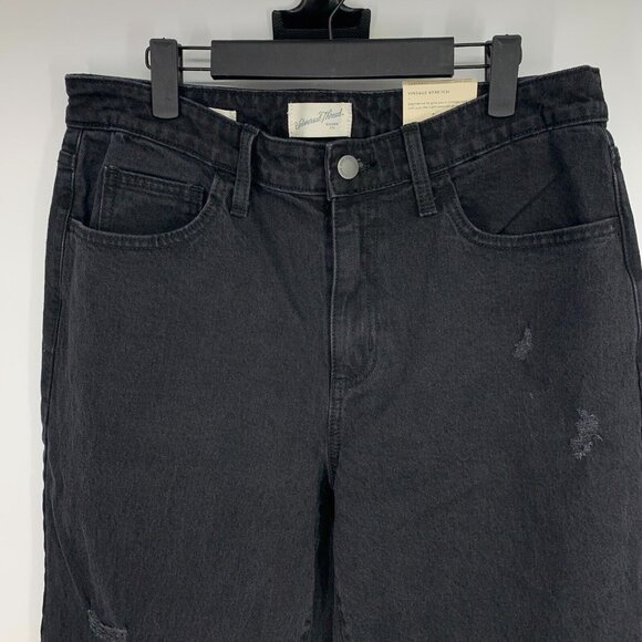 Universal Thread Jeans Black Vintage Straight Stretch Denim NWT - Picture 4 of 11